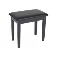 Kinsman KPB01BK Satin Black Piano Stool with Storage